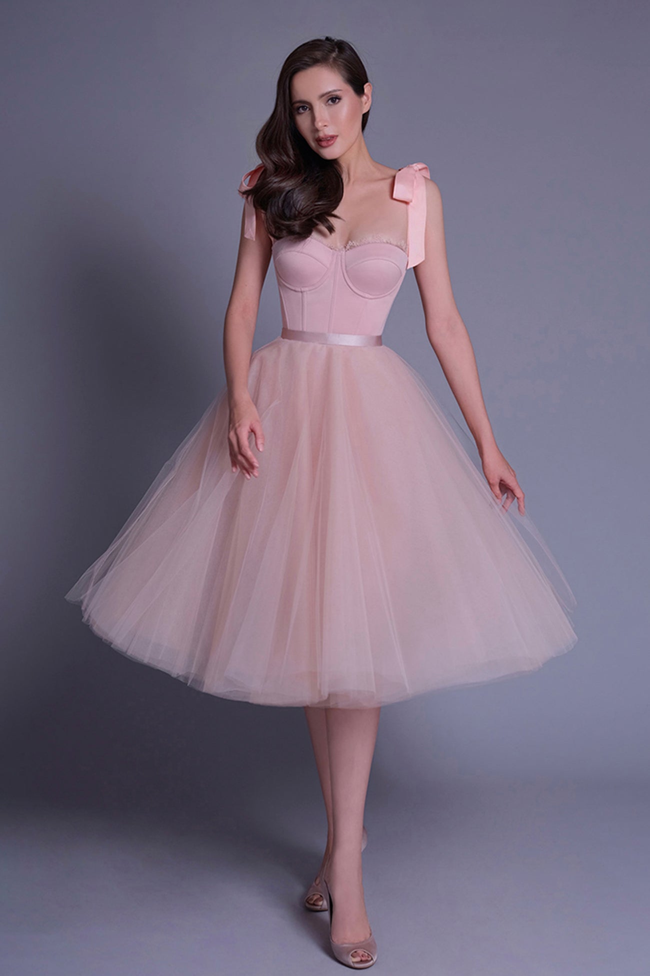 Pink Short A-Line Prom Dress with Corset, Cute Homecoming Party Dress