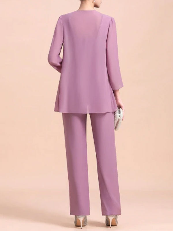 Temperament and elegant vest and cardigan women's three-piece suit