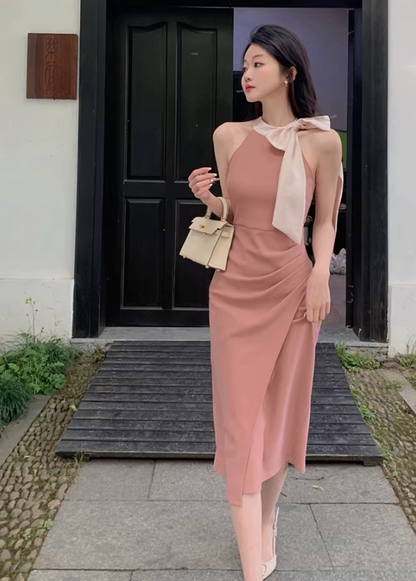 French luxury niche sleeveless dress banquet dress ED0306