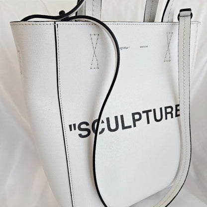 Off-White White Sculpture Shopper Bag
