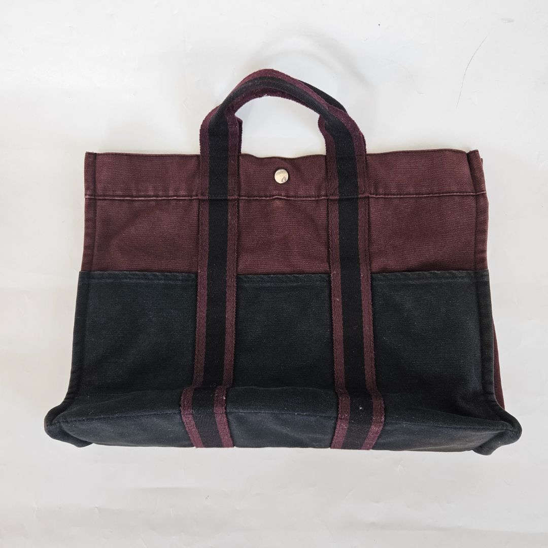 Hermès Gourre Toute 2 Tone Handbag