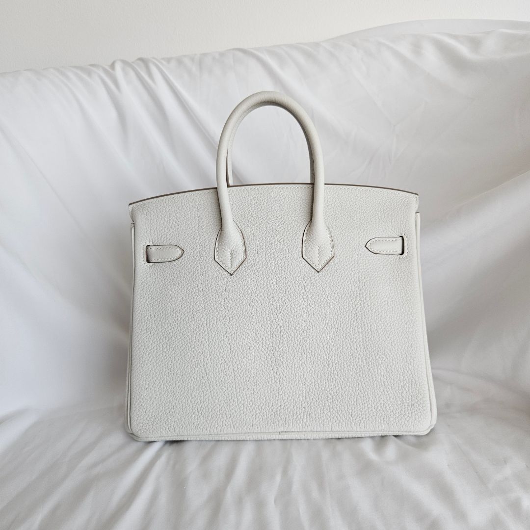 Hermès Birkin 25 Gris Pale Togo GHW