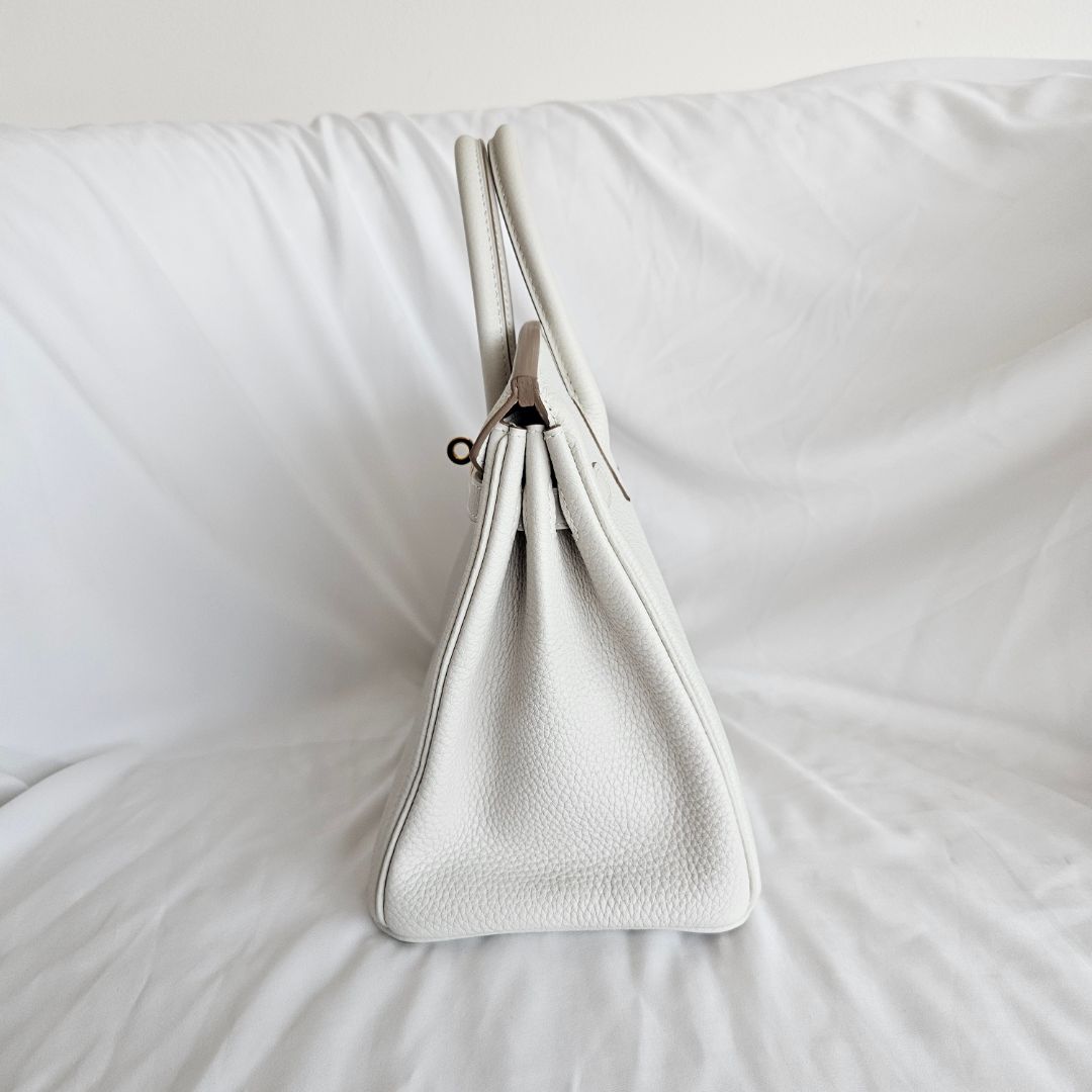 Hermès Birkin 25 Gris Pale Togo GHW