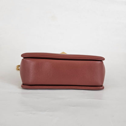 Valentino Garavani One Stud Nappa Bag With Chain Brown