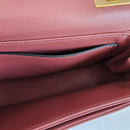 Valentino Garavani One Stud Nappa Bag With Chain Brown