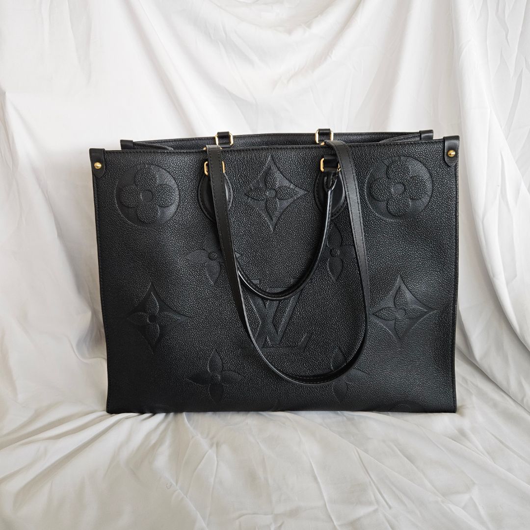 Louis Vuitton Black Monogram Empriente Leather On The Go GM Bag