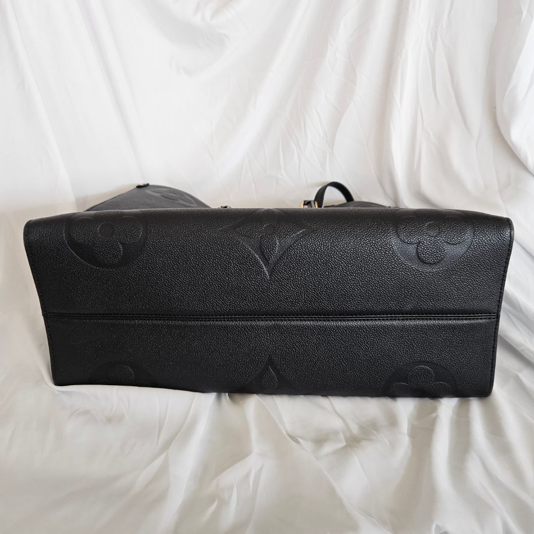 Louis Vuitton Black Monogram Empriente Leather On The Go GM Bag