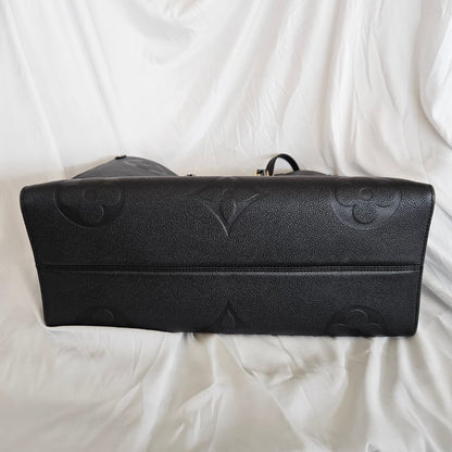 Louis Vuitton Black Monogram Empriente Leather On The Go GM Bag