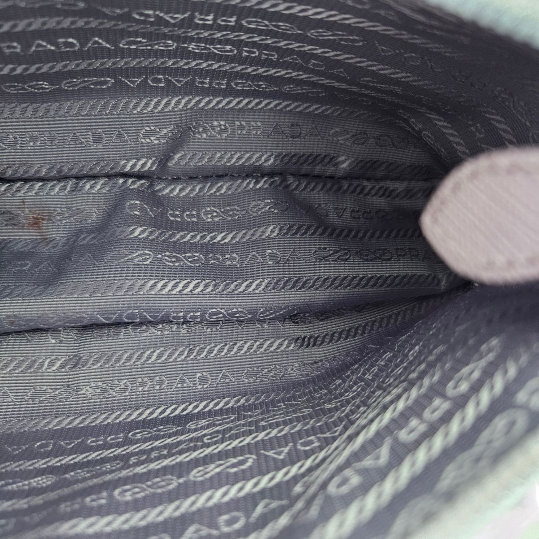 Prada Paillettes Sequin Mini Re-Edition 2000 Bag Lilium Black