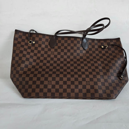 Louis Vuitton Damier Ebene Canvas Neverfull GM Bag