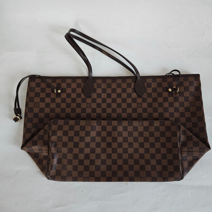 Louis Vuitton Damier Ebene Canvas Neverfull GM Bag