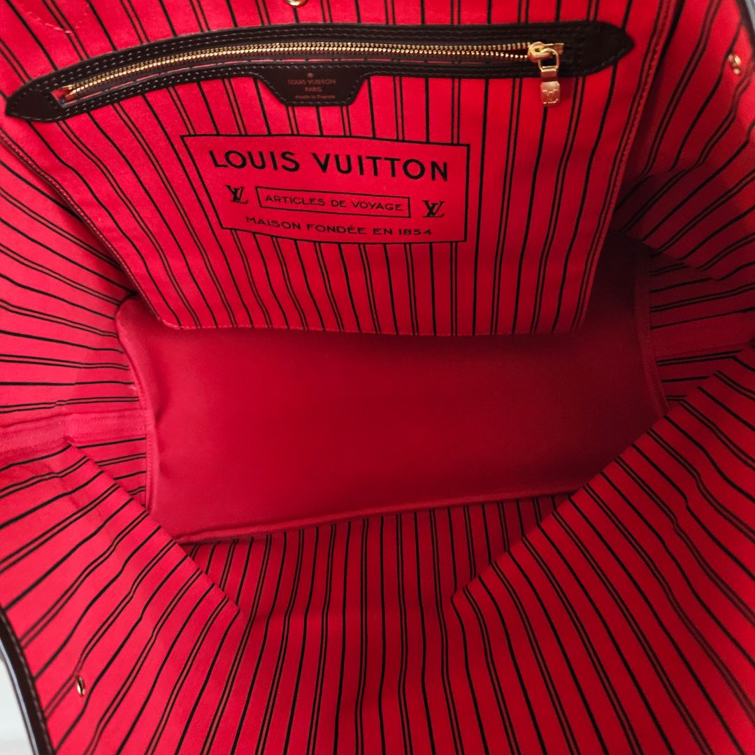 Louis Vuitton Damier Ebene Canvas Neverfull GM Bag