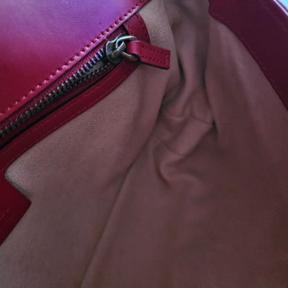 Gucci GG Marmont leather red shoulder bag