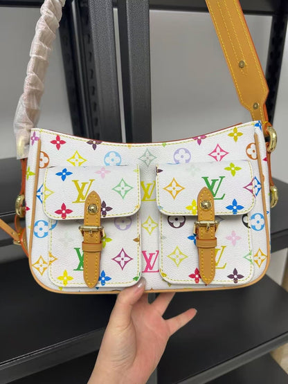 Louis Vuitton  Monogram Multicolor Lodge PM White