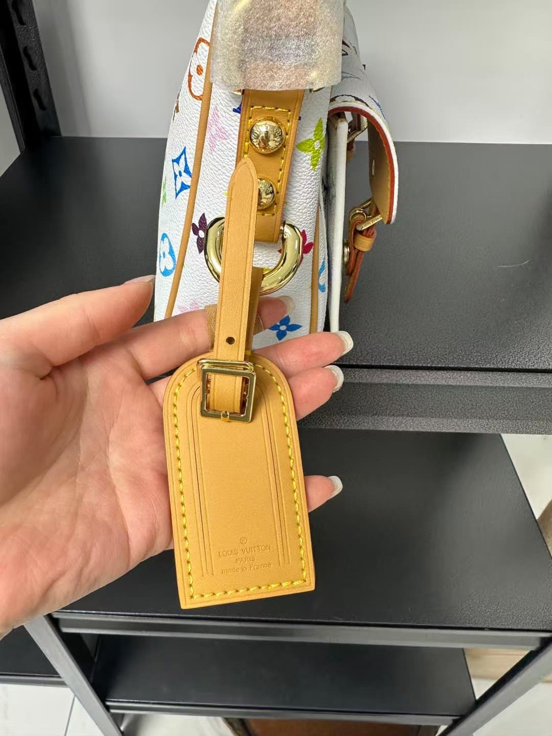 Louis Vuitton  Monogram Multicolor Lodge PM White