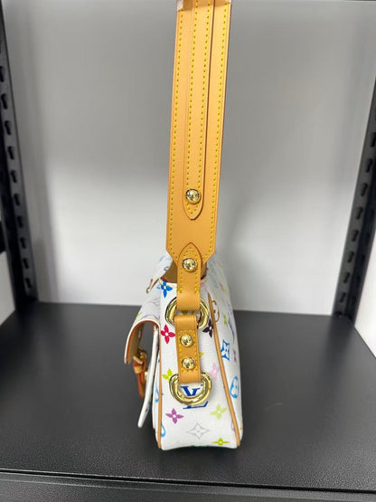 Louis Vuitton  Monogram Multicolor Lodge PM White