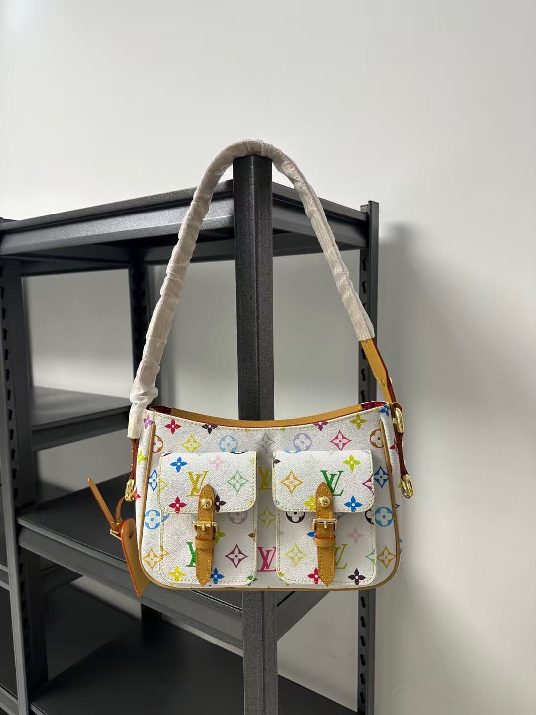 Louis Vuitton  Monogram Multicolor Lodge PM White