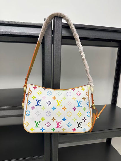 Louis Vuitton  Monogram Multicolor Lodge PM White