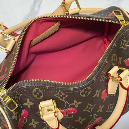 LOUIS VUITTON SPEEDY 30 CHERRY 30CM