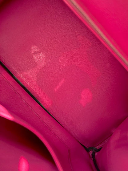 Hermès Very Rare Birkin HSS Special Order 35 cm Shiny Black Crocodile Birkin Bag