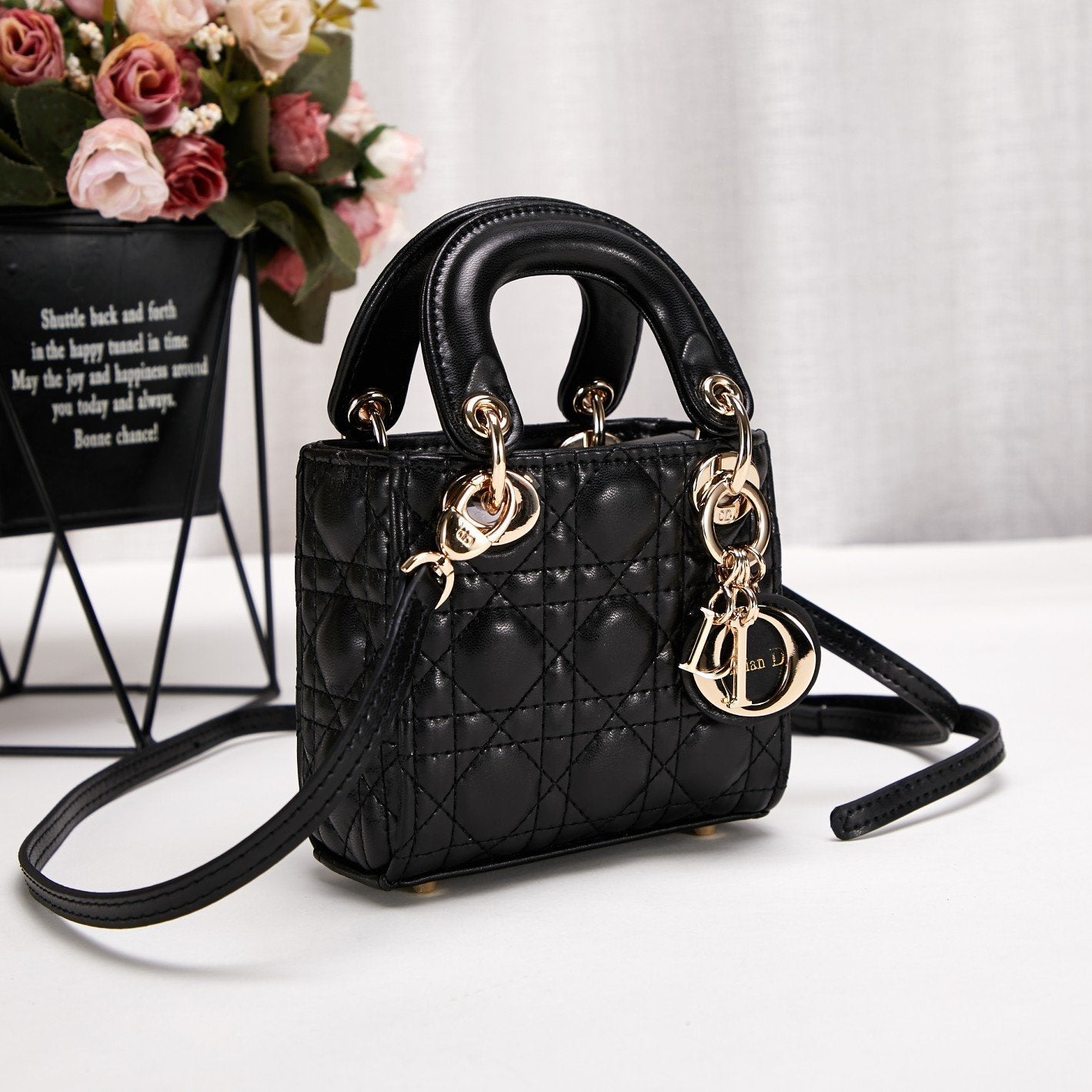 Dior Dior Micro Bag Black Cannage