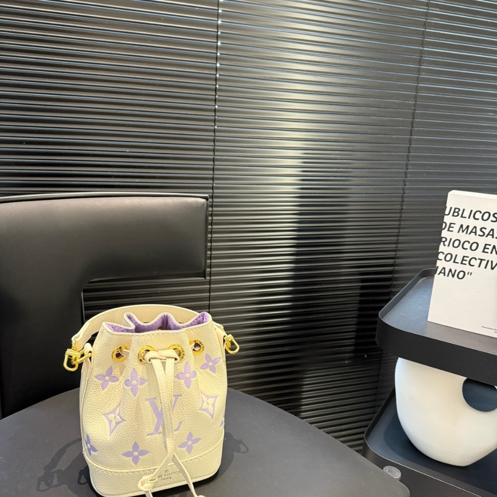 LOUIS VUITTON NANO NOÉ LATTE AND BUBBLE TEA 13CM M82933