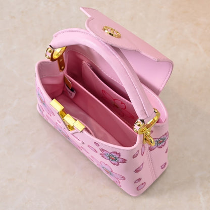 LOUIS VUITTON X TAKASHI MURAKAMI CAPUCINES MINI PINK 21CM M13249