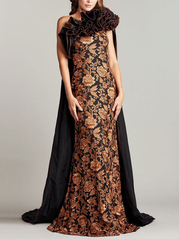 Designer Floral Women's Dress