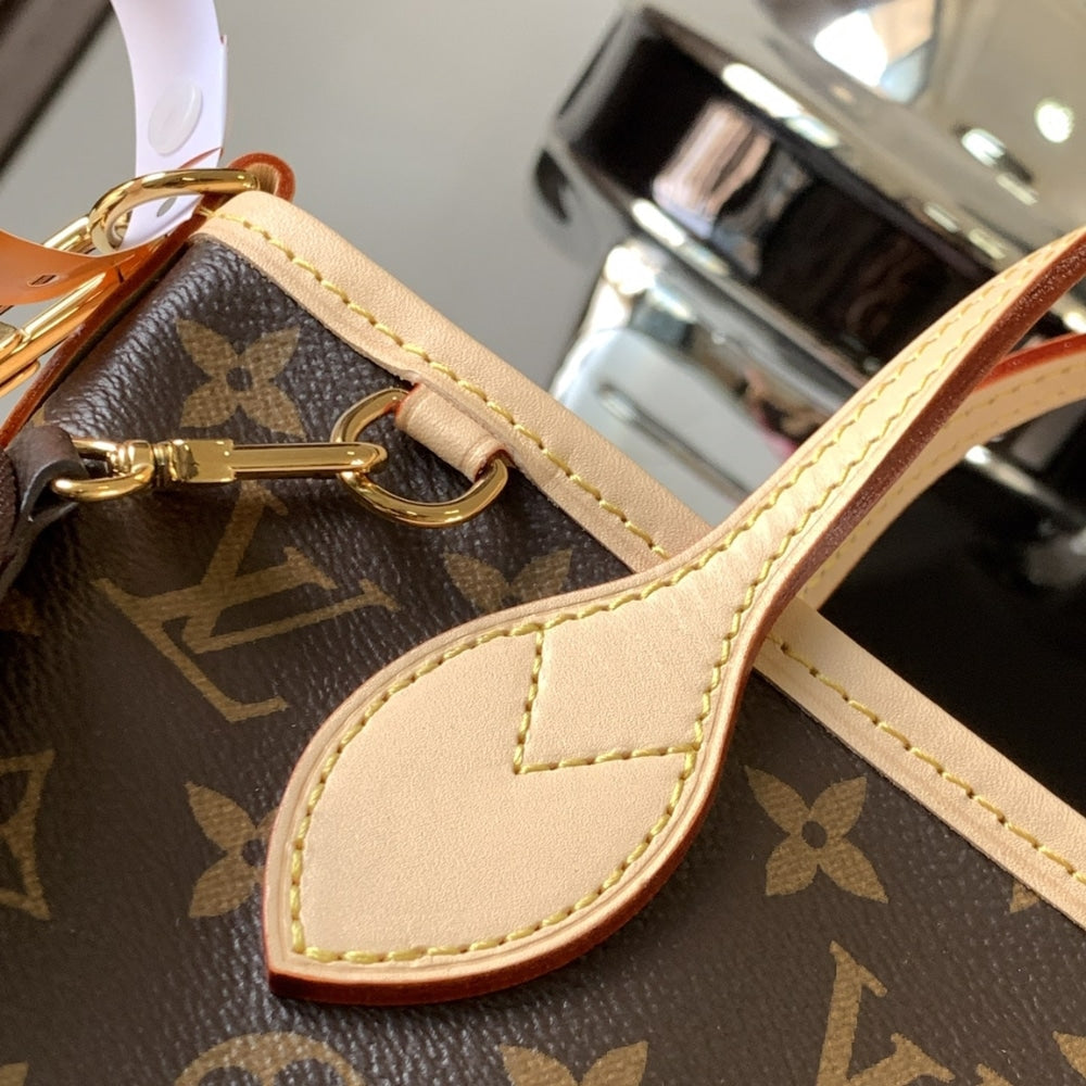 LOUIS VUITTON NEVERFULL BB MONOGRAM CANVAS PEONY PINK 24CM M46786