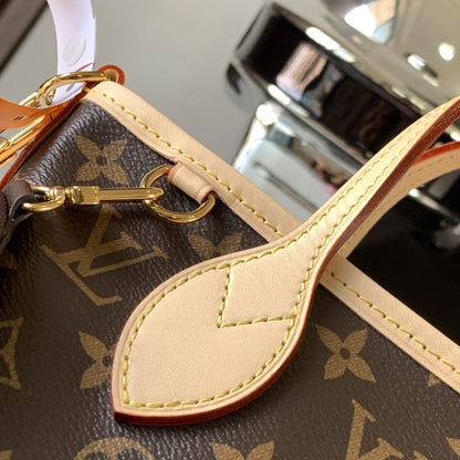 LOUIS VUITTON NEVERFULL BB MONOGRAM CANVAS PEONY PINK 24CM M46786