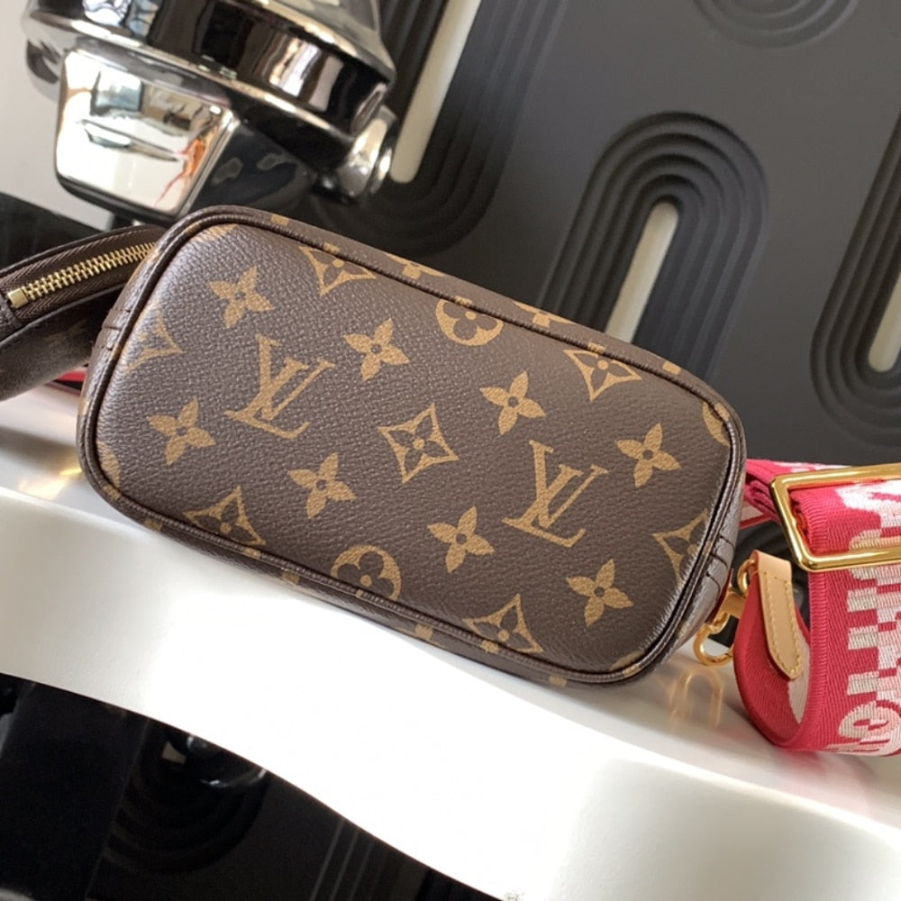 LOUIS VUITTON NEVERFULL BB MONOGRAM CANVAS PEONY PINK 24CM M46786