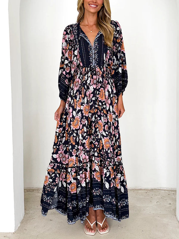 Romantic And Beautiful Floral Print Dress