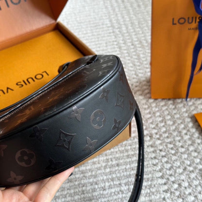 LOUIS VUITTON LOOP BAG BLACK 24CM M11267