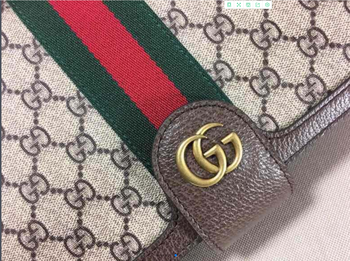 GUCCI GG Supreme Ophidia Web Sherry