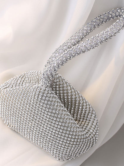 Handmade Rhinestone Clutch Party Bag