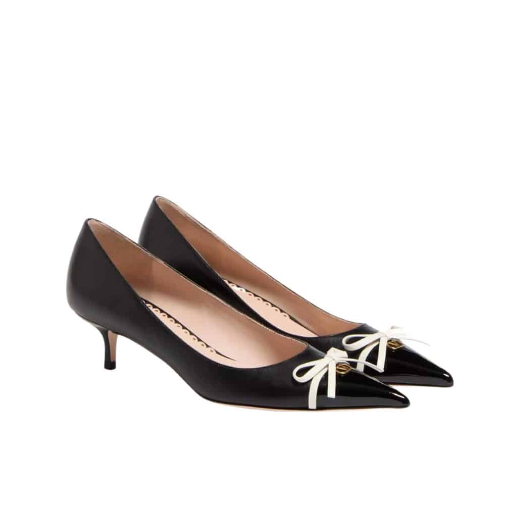 VALENTINO BEPOINTY PUMP IN PATENT LEATHER BLACK 6W2S0LQ0DAL 790