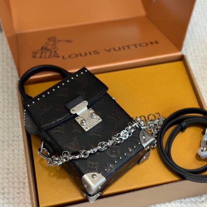 LOUIS VUITTON CAMERA BOX BLACK 12CM M11269