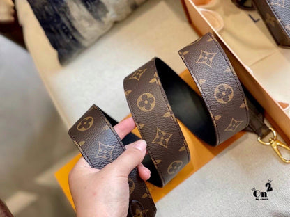 LV Toiletry Pouch 26 in Monogram Reverse Canvas with Wide Shoulder Strap