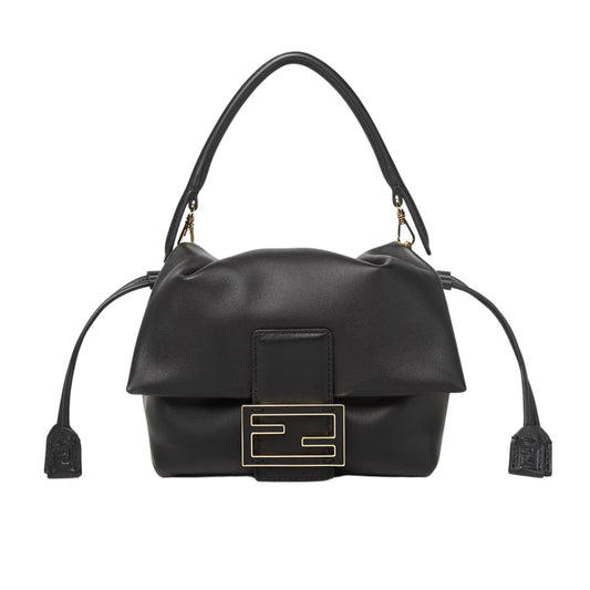 FENDI MAMMA BAGUETTE MEDIUM BLACK 18CM 8BS105ABVEF0KUR