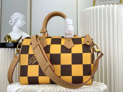 Louis Vuitton N40584 Speedy 25 Bandoulière Damier Pop