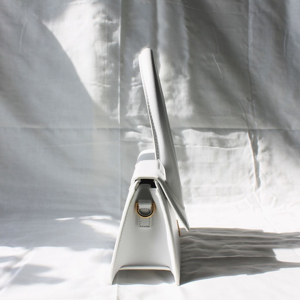 Jacquemus Le Chiquito white leather shoulder bag