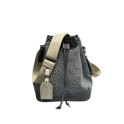 LOUIS VUITTON NOE BAG MONOGRAM DENIM BLUE 25CM