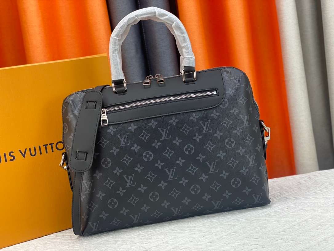 LV Odyssey Briefcase Monogram Eclipse Canvas Best Quality