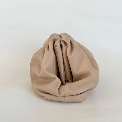 Bottega Veneta Tan Leather The Pouch Clutch