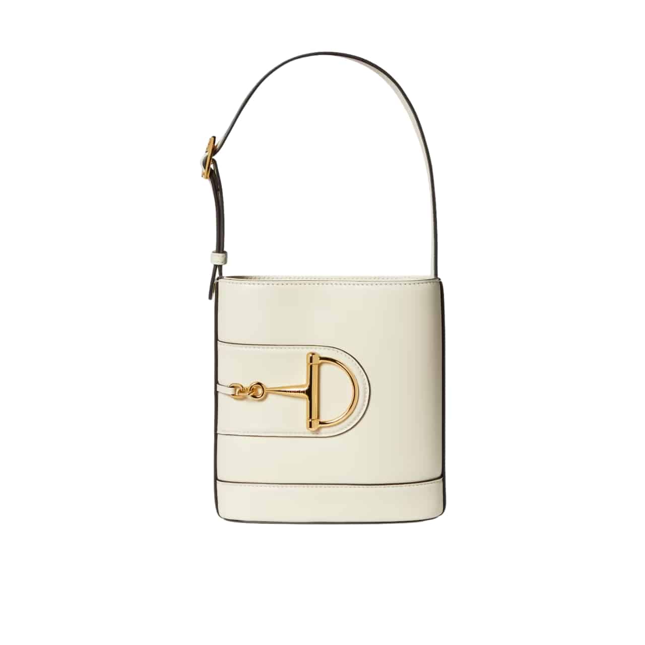 GUCCI 73 SMALL BUCKET BAG ROSSO ANCORA WHITE SMOOTH 20CM 833665 AAEC2 9540
