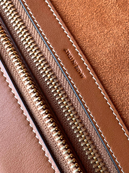 Celine Medium Cabas Bourgeoi brown handbag