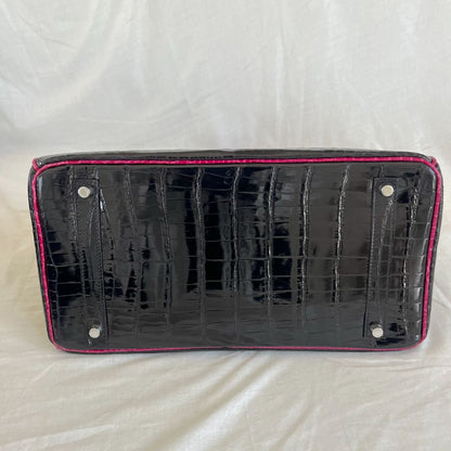 Hermès Very Rare Birkin HSS Special Order 35 cm Shiny Black Crocodile Birkin Bag