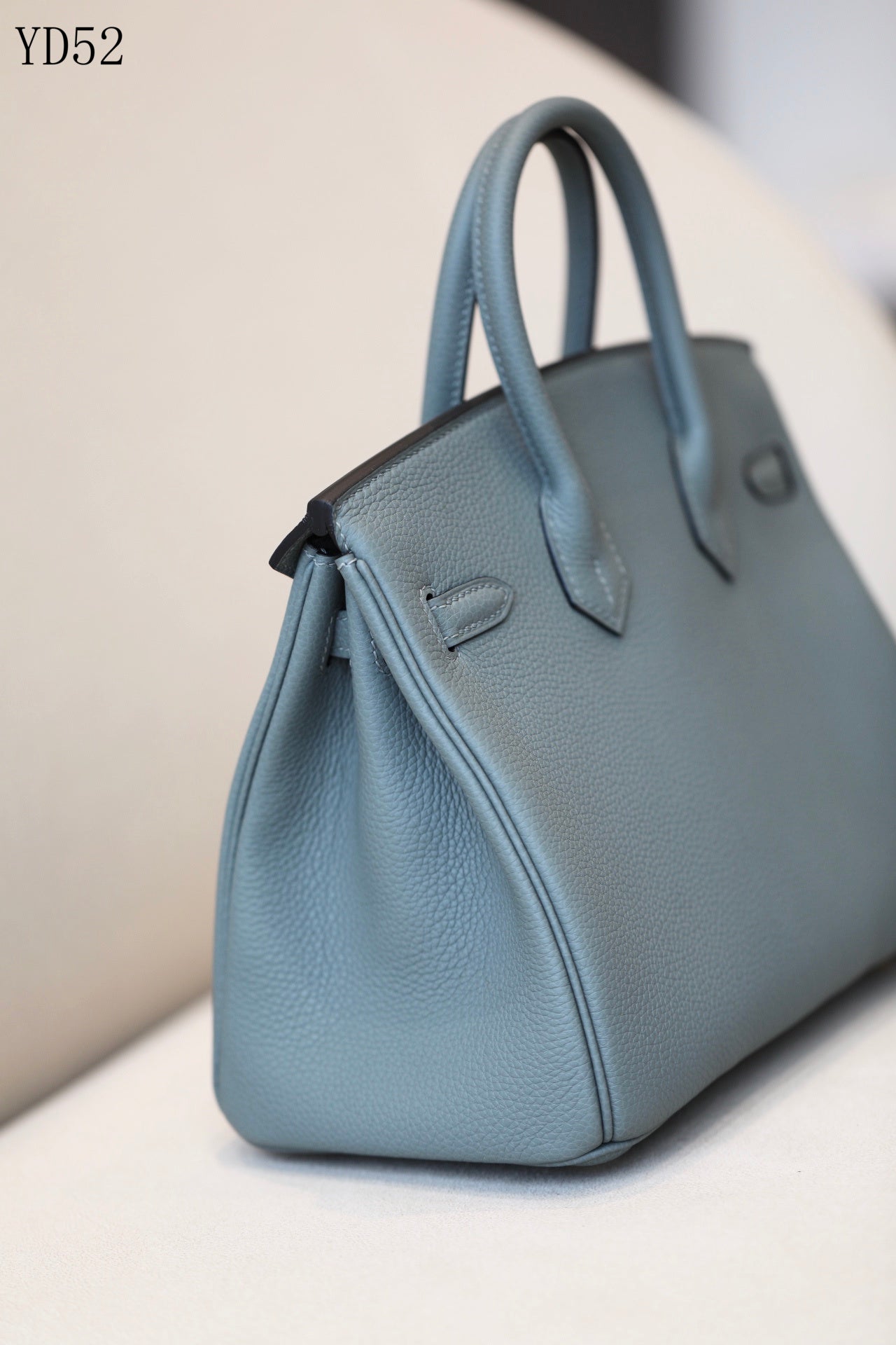 H BIRKIN 25 TOGO STONE BLUE  GOLD HARDWARE 25CM