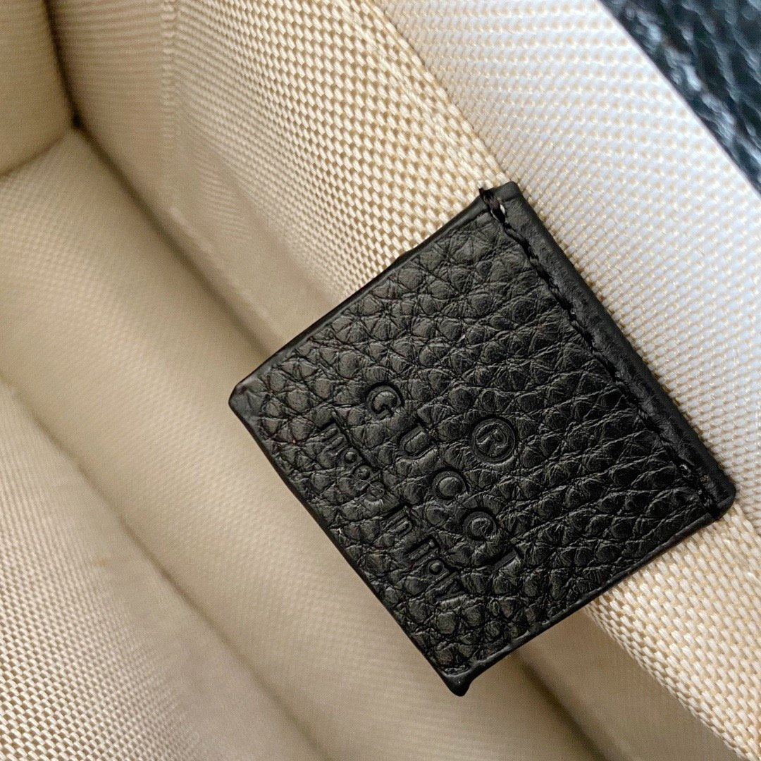 Gucci Interlocking Leather Chain Crossbody