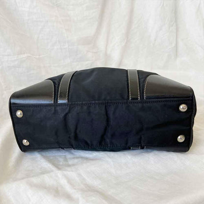 Prada Black Nylon Top Handle Bag